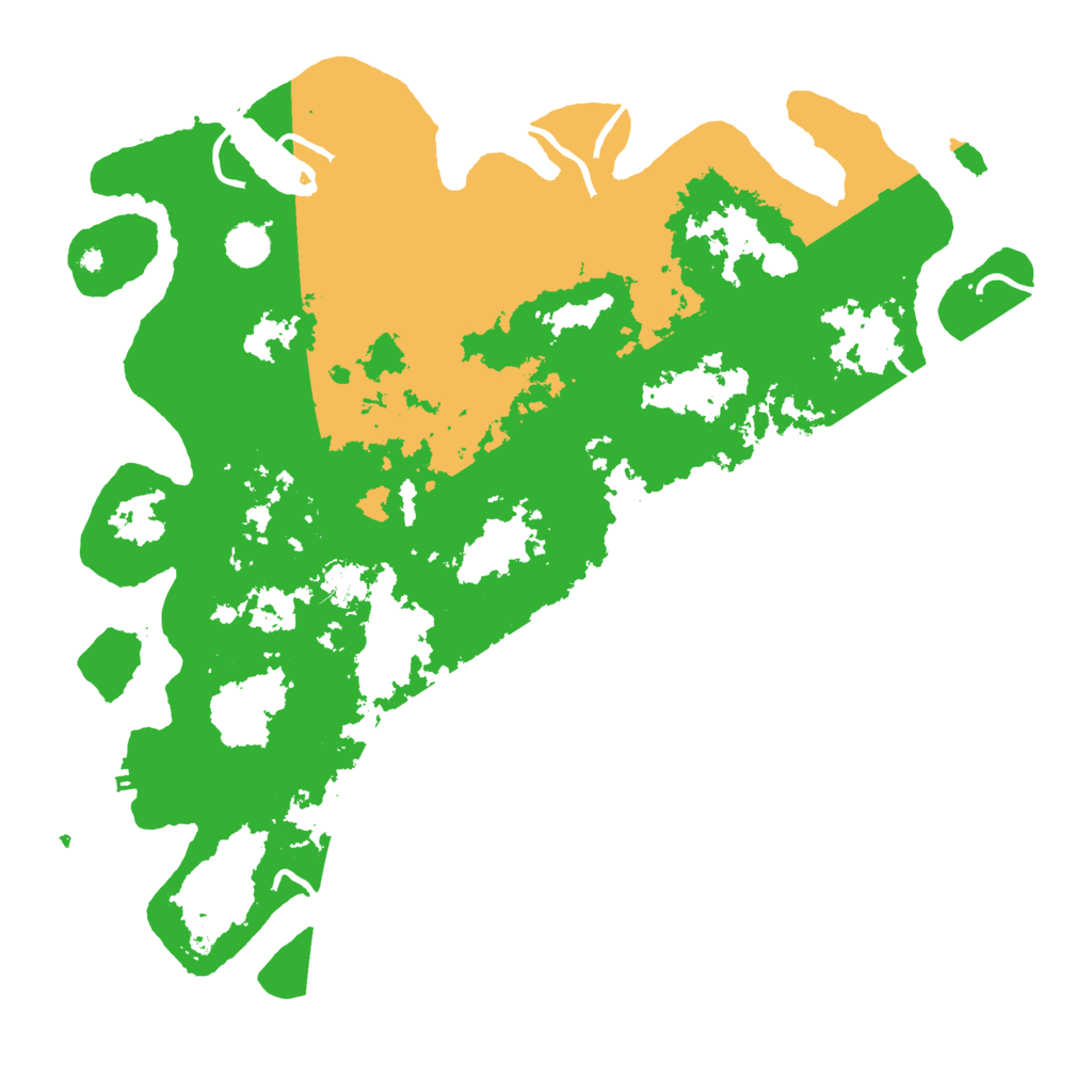 Biome Rust Map: Procedural Map, Size: 4400, Seed: 96386272