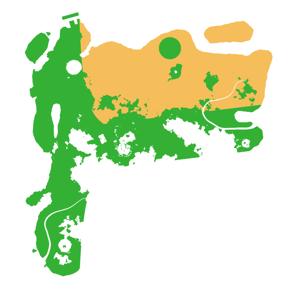 Biome Rust Map: Procedural Map, Size: 3550, Seed: 96972089