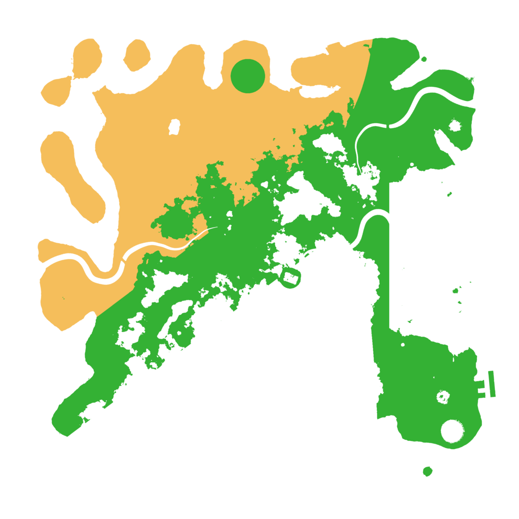 Biome Rust Map: Procedural Map, Size: 4000, Seed: 56742829