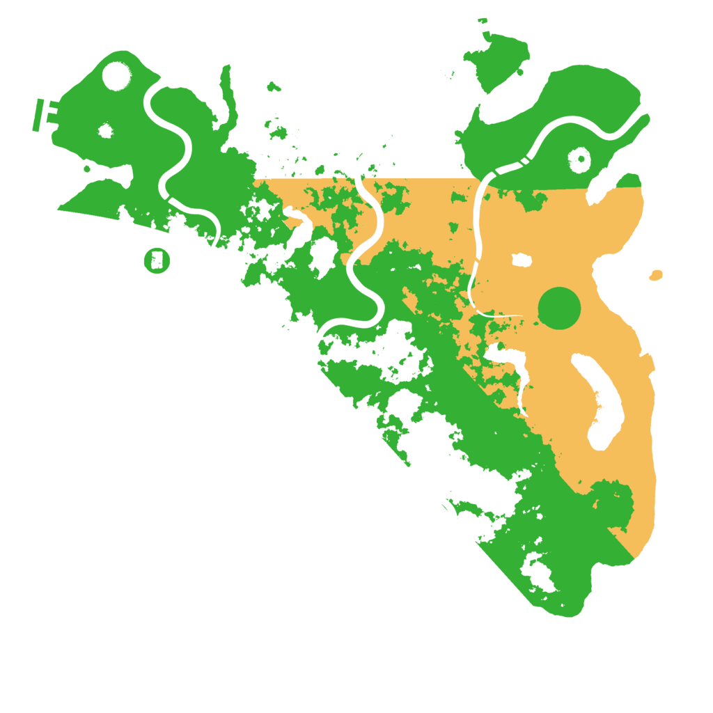 Biome Rust Map: Procedural Map, Size: 4400, Seed: 3730446