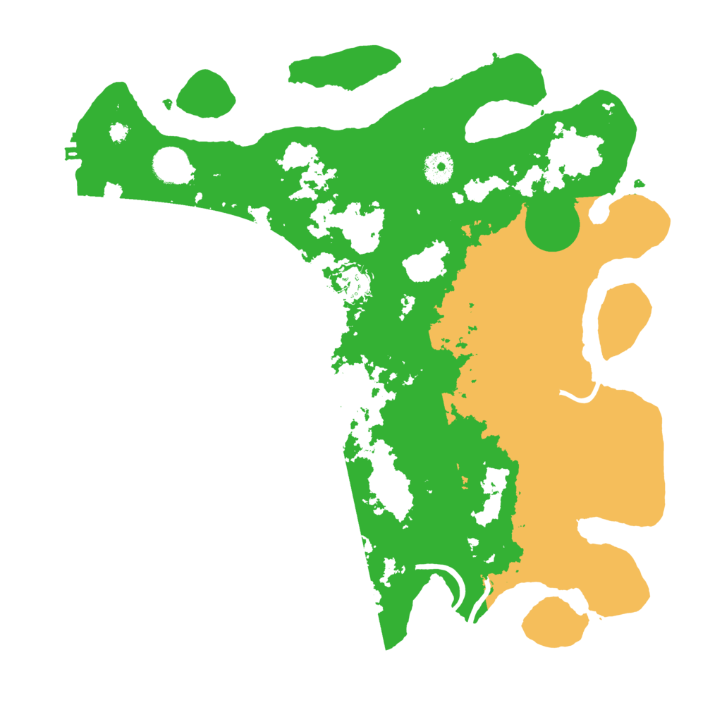 Biome Rust Map: Procedural Map, Size: 3500, Seed: 16425908