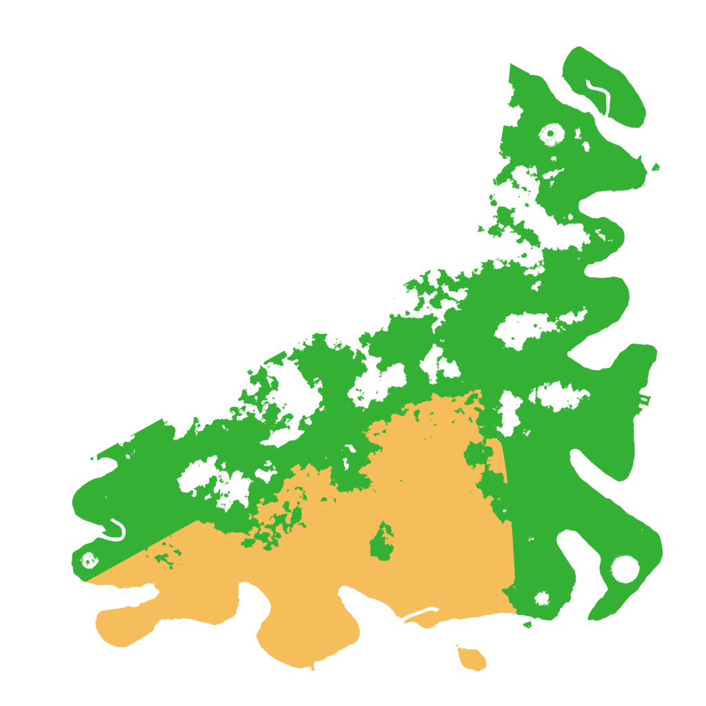 Biome Rust Map: Procedural Map, Size: 4500, Seed: 13767