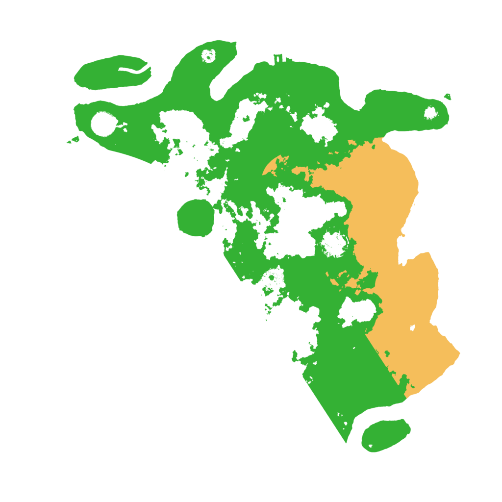 Biome Rust Map: Procedural Map, Size: 3650, Seed: 45929919