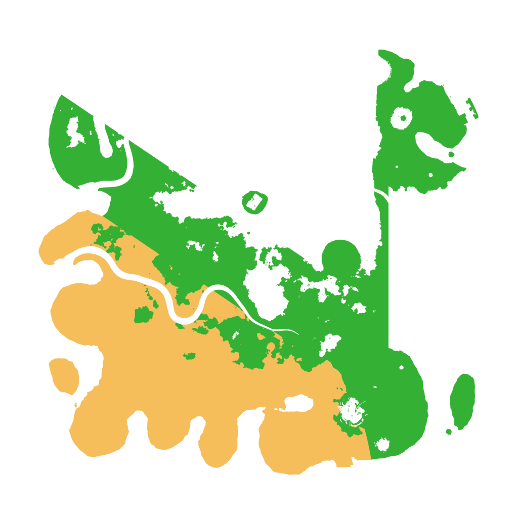 Biome Rust Map: Procedural Map, Size: 3600, Seed: 39326686