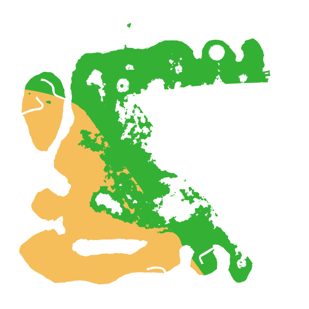 Biome Rust Map: Procedural Map, Size: 3500, Seed: 340273926
