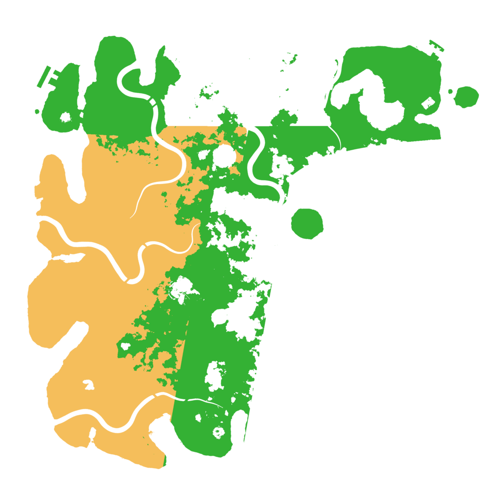 Biome Rust Map: Procedural Map, Size: 4400, Seed: 9794005