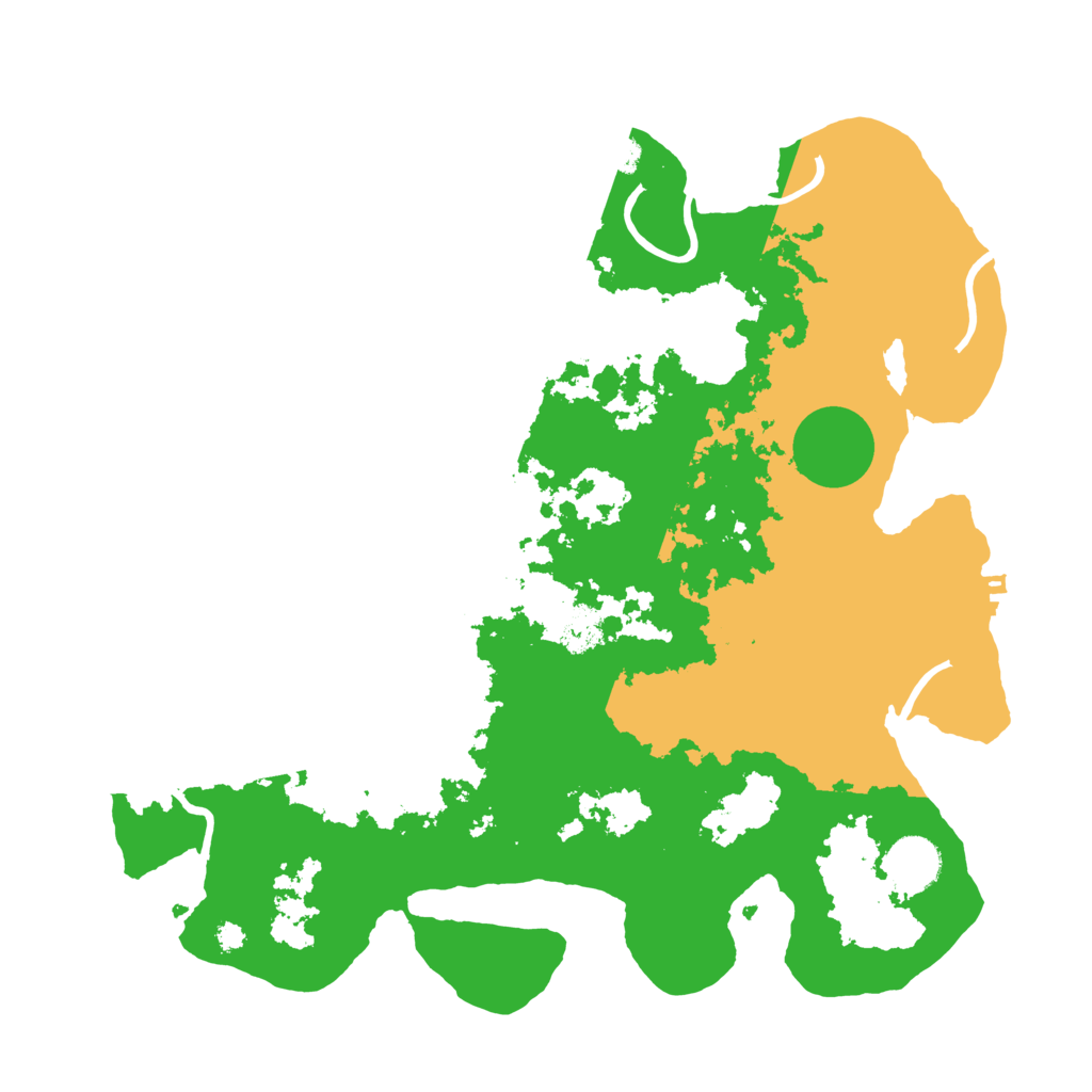 Biome Rust Map: Procedural Map, Size: 3550, Seed: 46755136