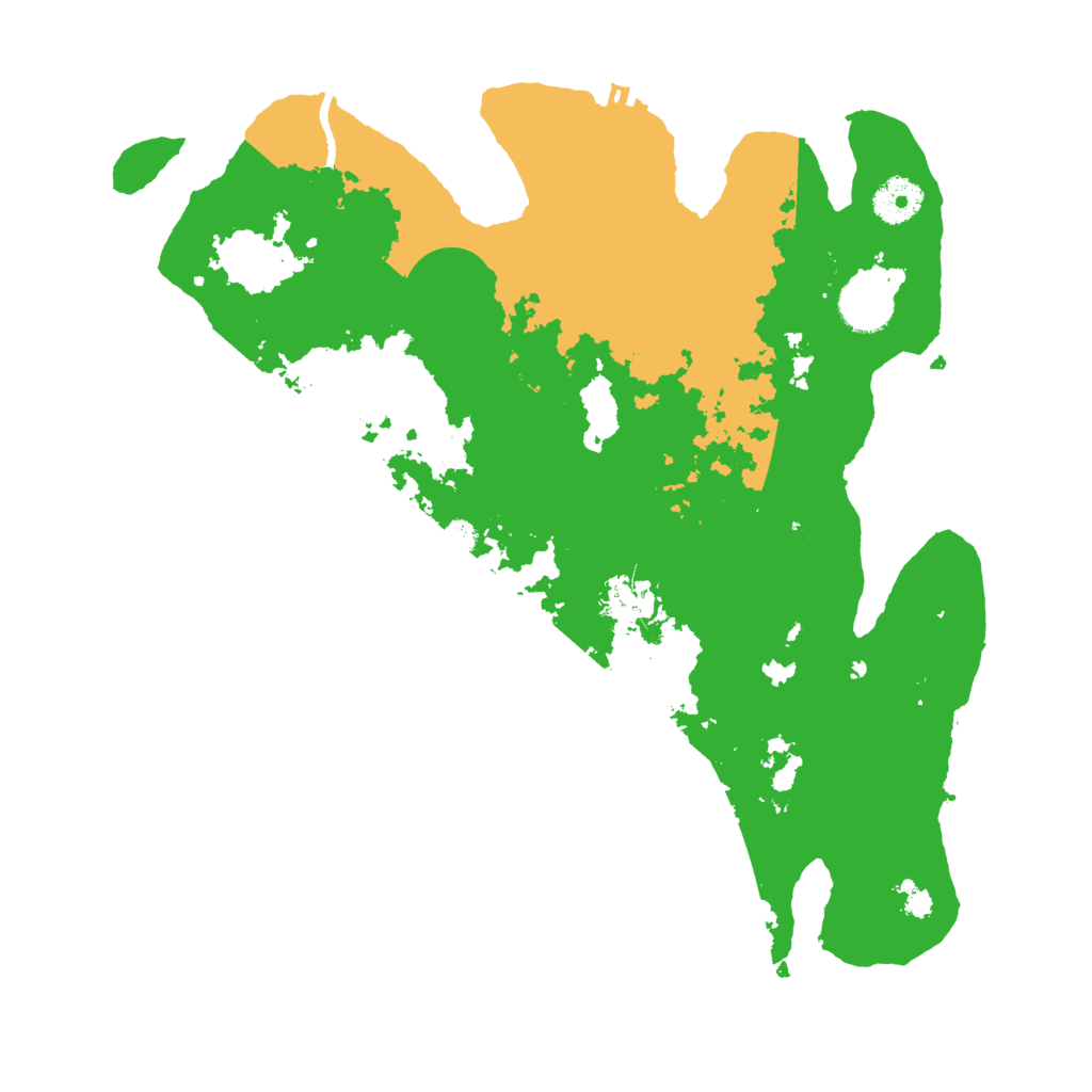 Biome Rust Map: Procedural Map, Size: 3500, Seed: 34324324