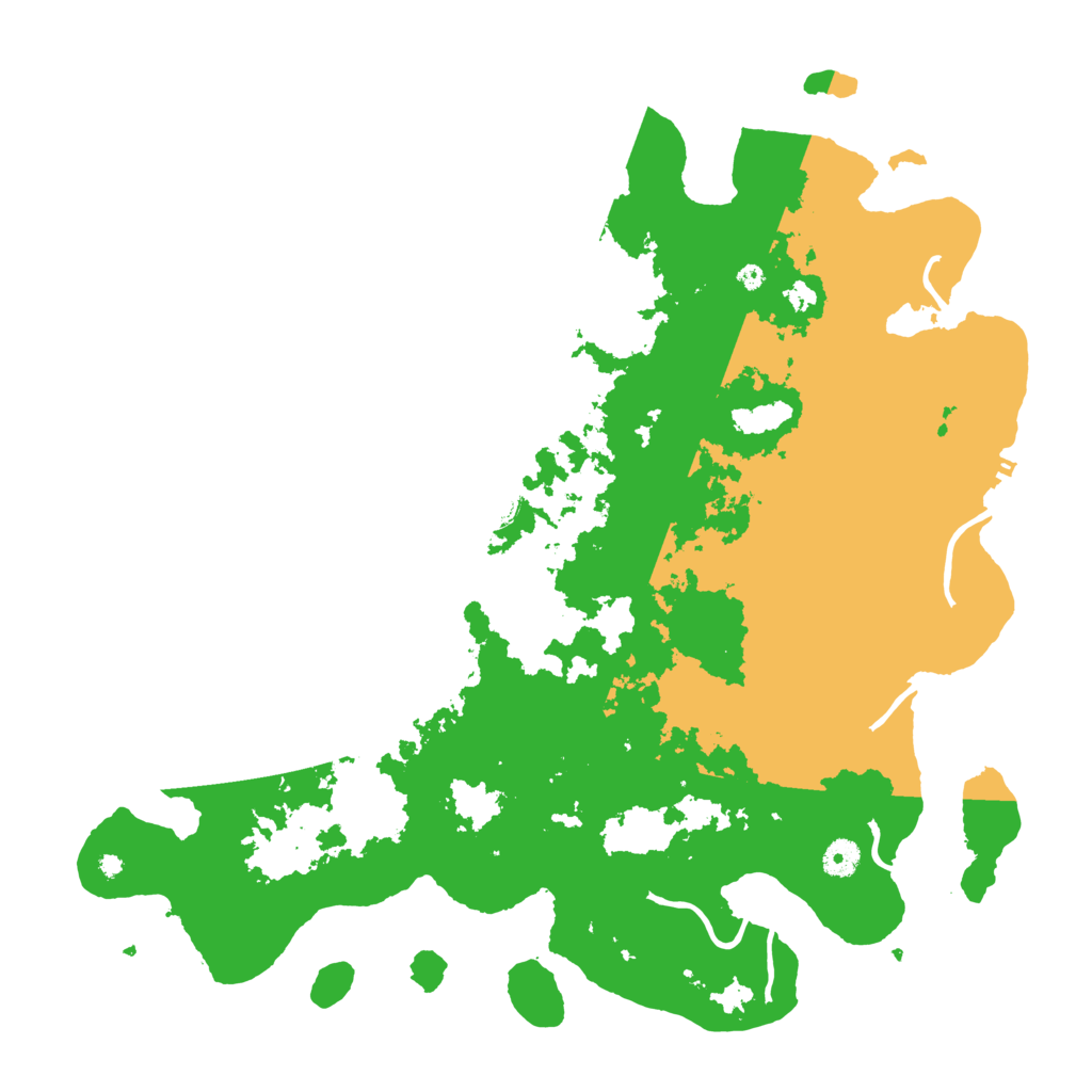 Biome Rust Map: Procedural Map, Size: 4400, Seed: 51027484