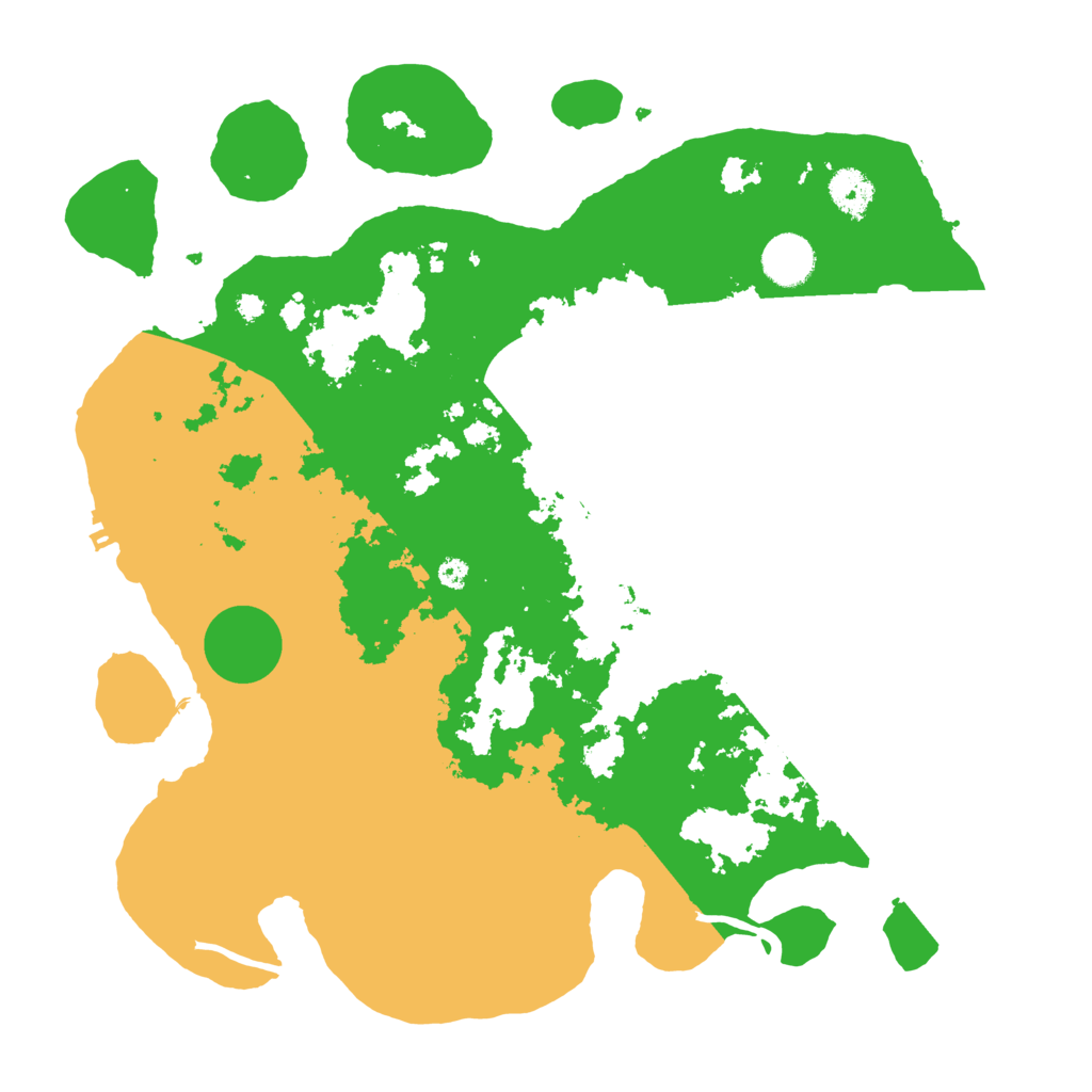 Biome Rust Map: Procedural Map, Size: 3700, Seed: 1117430091