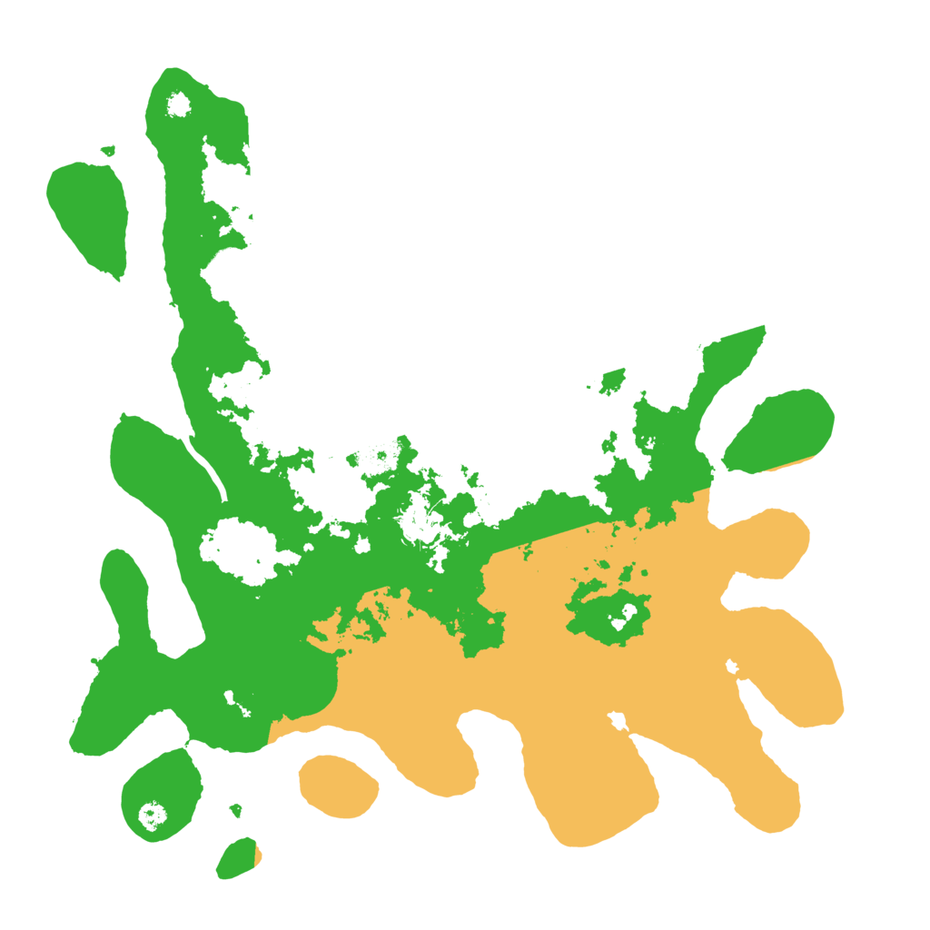 Biome Rust Map: Procedural Map, Size: 3500, Seed: 19321222