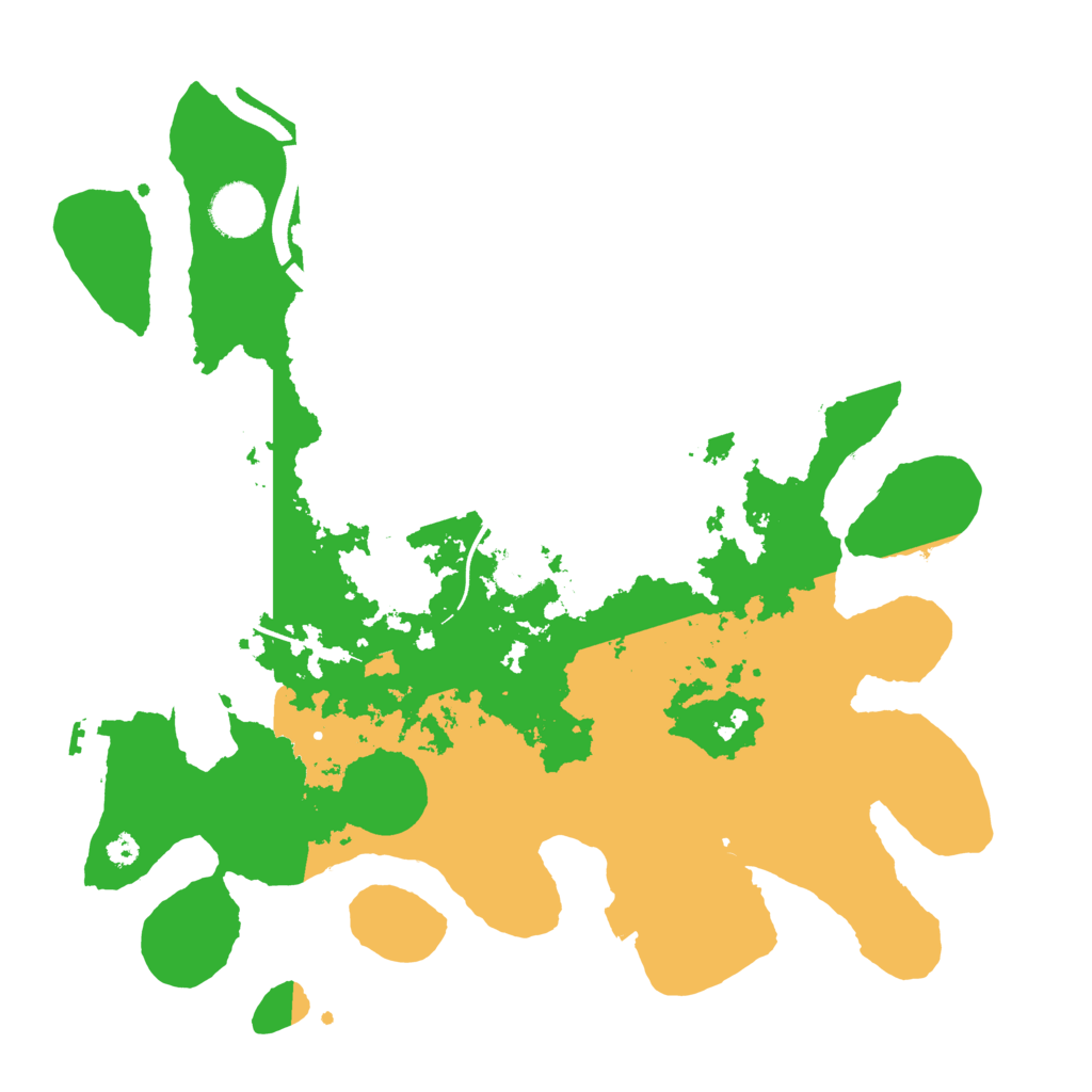Biome Rust Map: Procedural Map, Size: 3500, Seed: 19321222