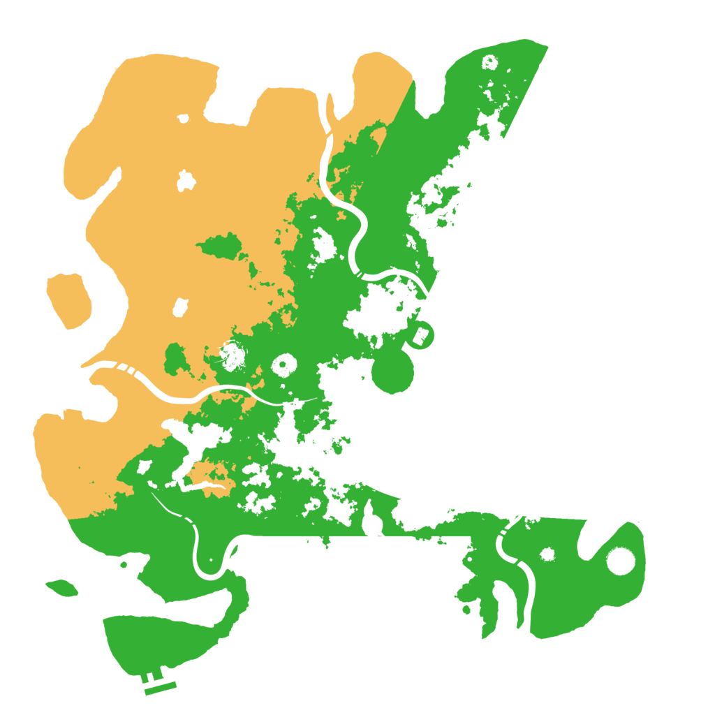 Biome Rust Map: Procedural Map, Size: 4500, Seed: 359550923