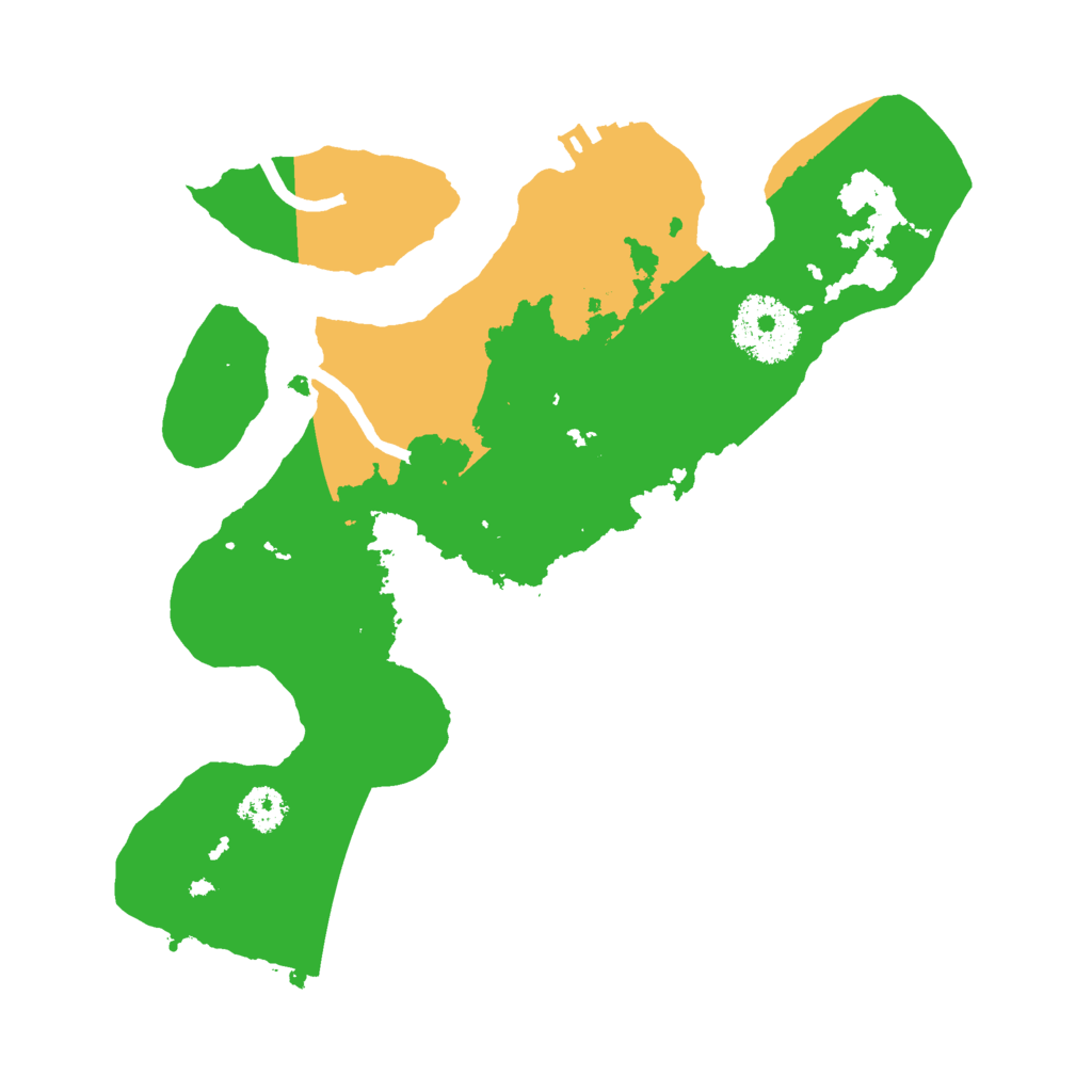 Biome Rust Map: Procedural Map, Size: 2500, Seed: 67887