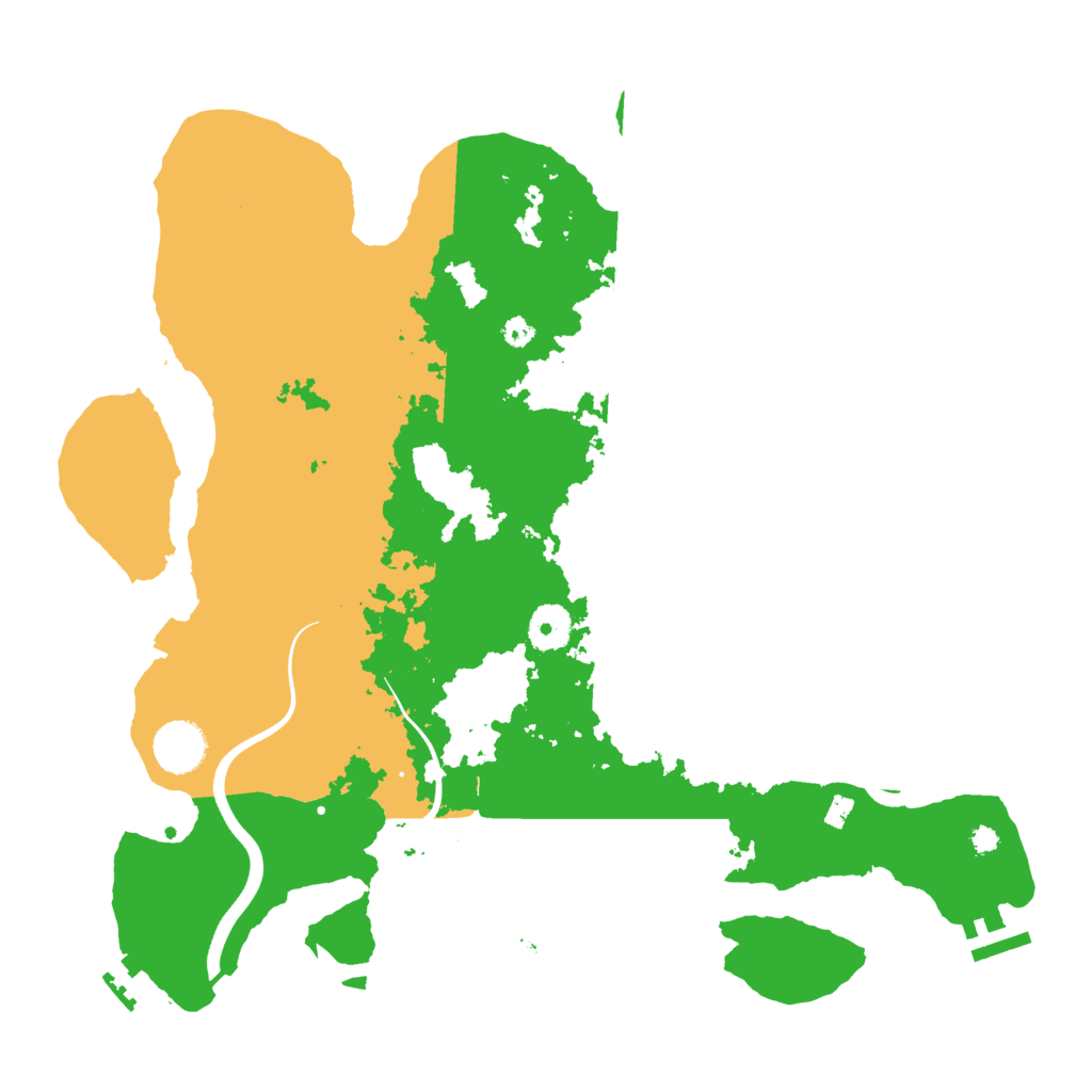 Biome Rust Map: Procedural Map, Size: 3650, Seed: 90411393