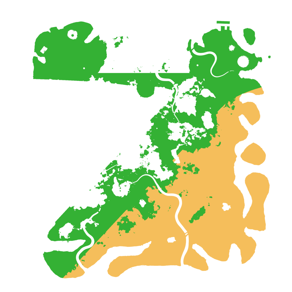 Biome Rust Map: Procedural Map, Size: 4500, Seed: 986978427