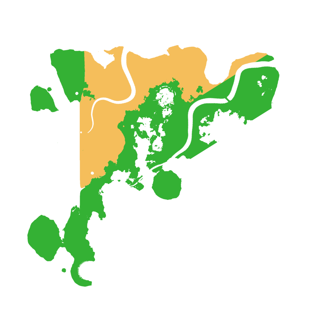 Biome Rust Map: Procedural Map, Size: 3000, Seed: 85656