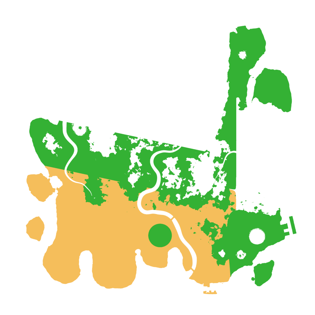 Biome Rust Map: Procedural Map, Size: 3550, Seed: 27416646