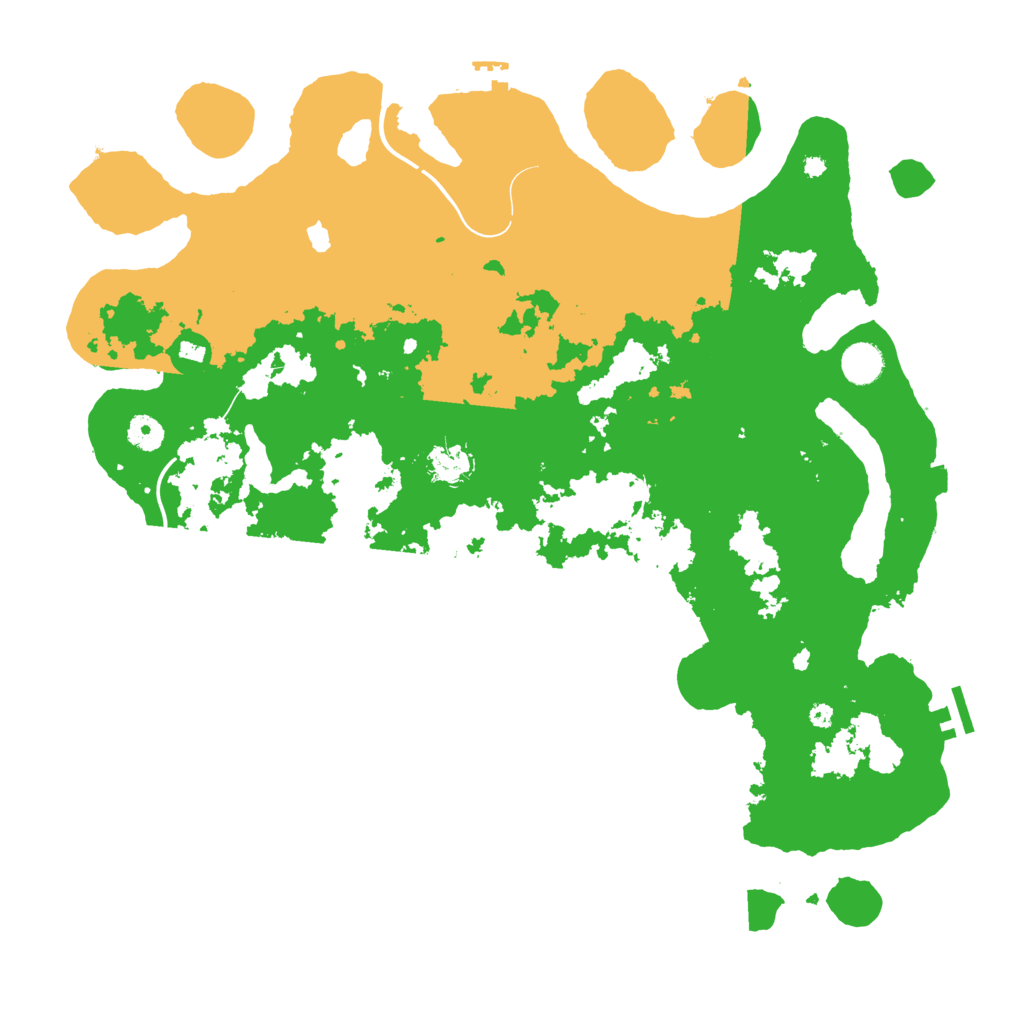 Biome Rust Map: Procedural Map, Size: 4300, Seed: 61158066