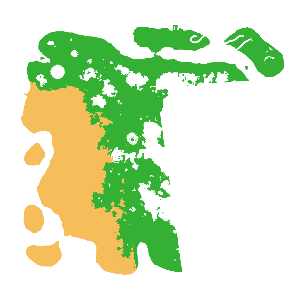 Biome Rust Map: Procedural Map, Size: 3800, Seed: 7425550