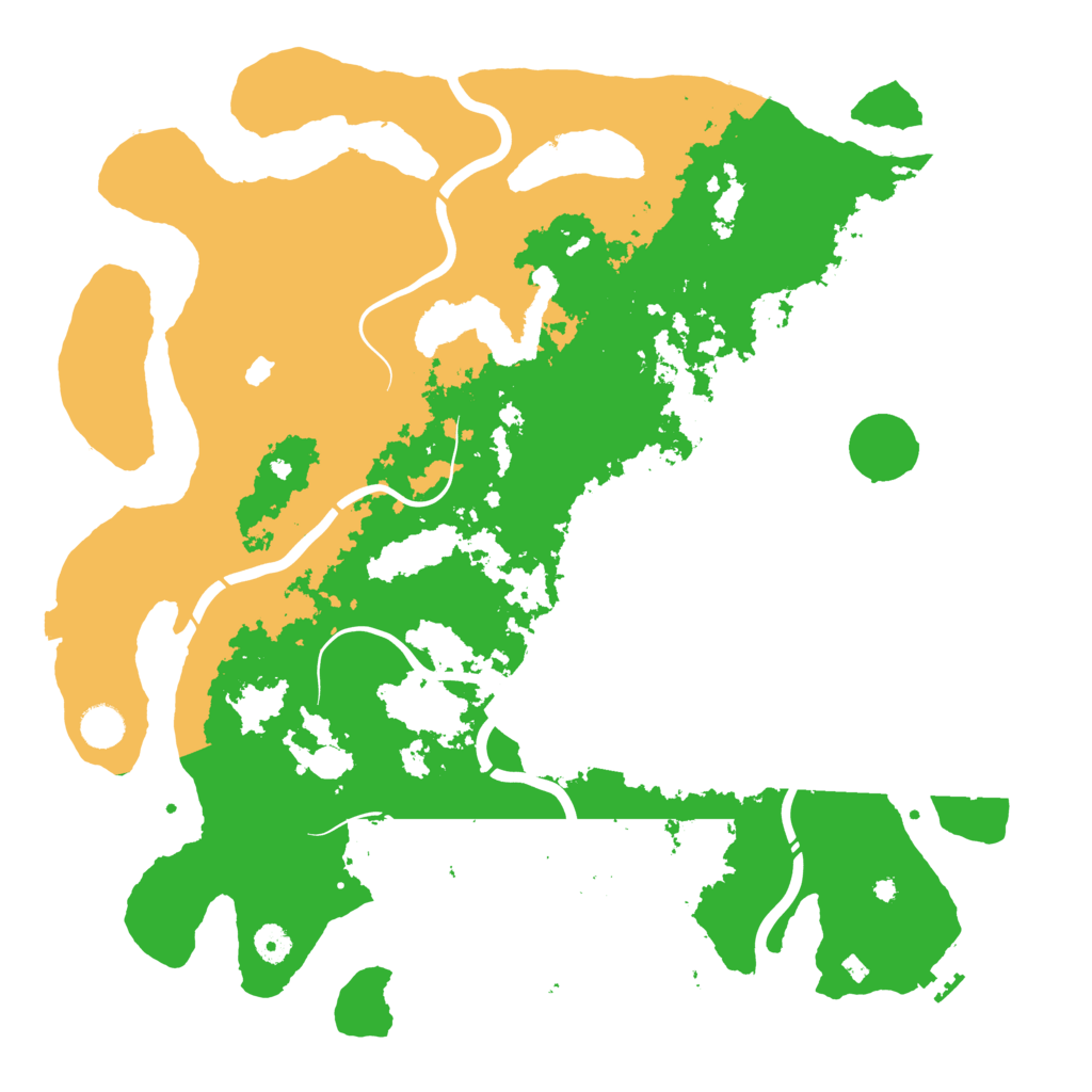 Biome Rust Map: Procedural Map, Size: 4400, Seed: 9541832