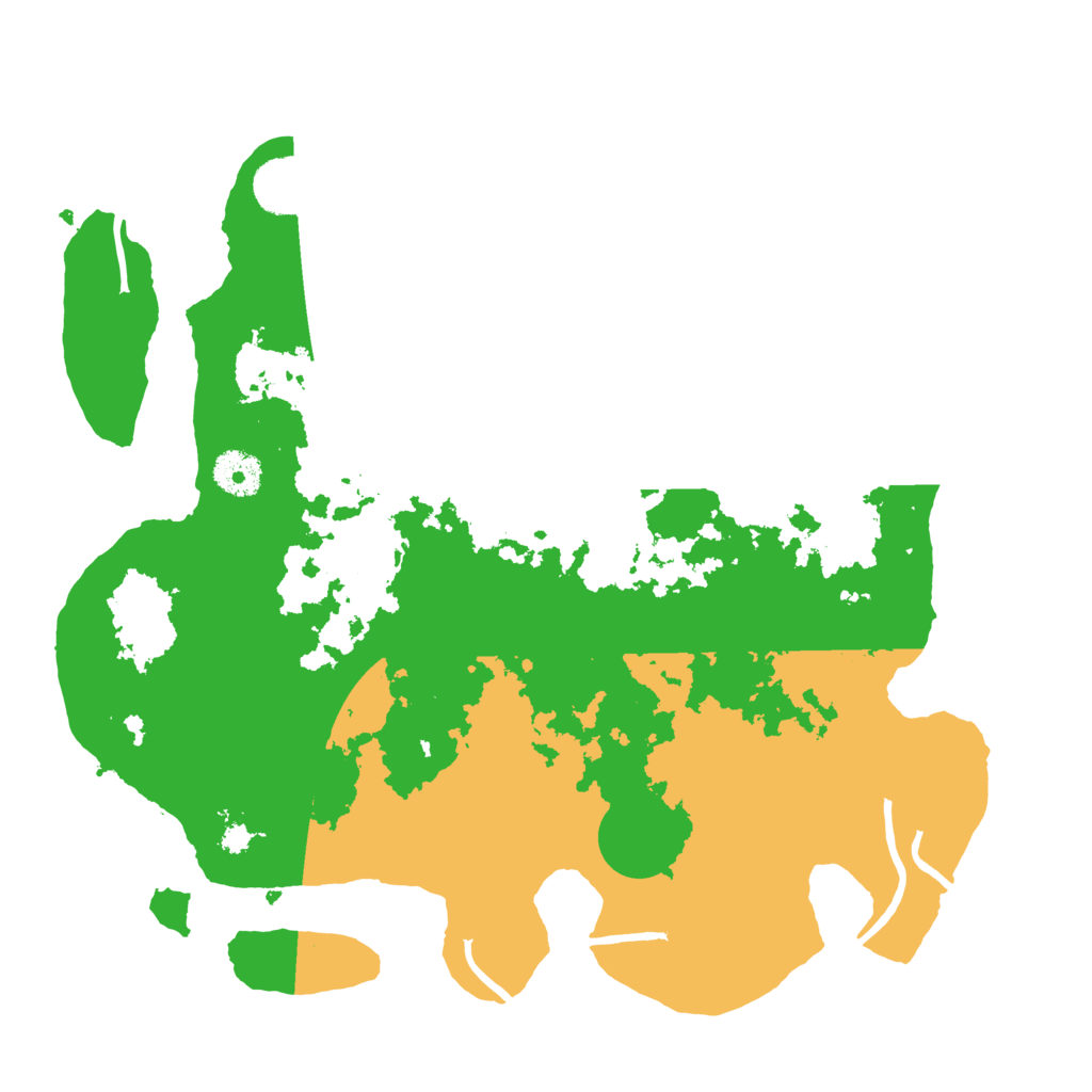 Biome Rust Map: Procedural Map, Size: 3500, Seed: 38346437