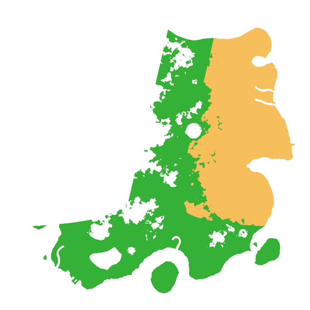 Biome Rust Map: Procedural Map, Size: 3600, Seed: 76777044