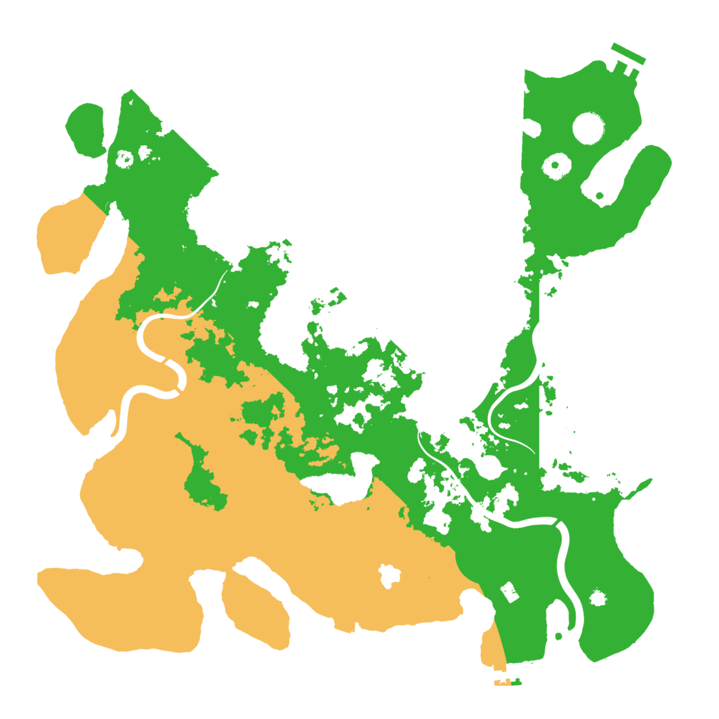 Biome Rust Map: Procedural Map, Size: 4000, Seed: 68866340