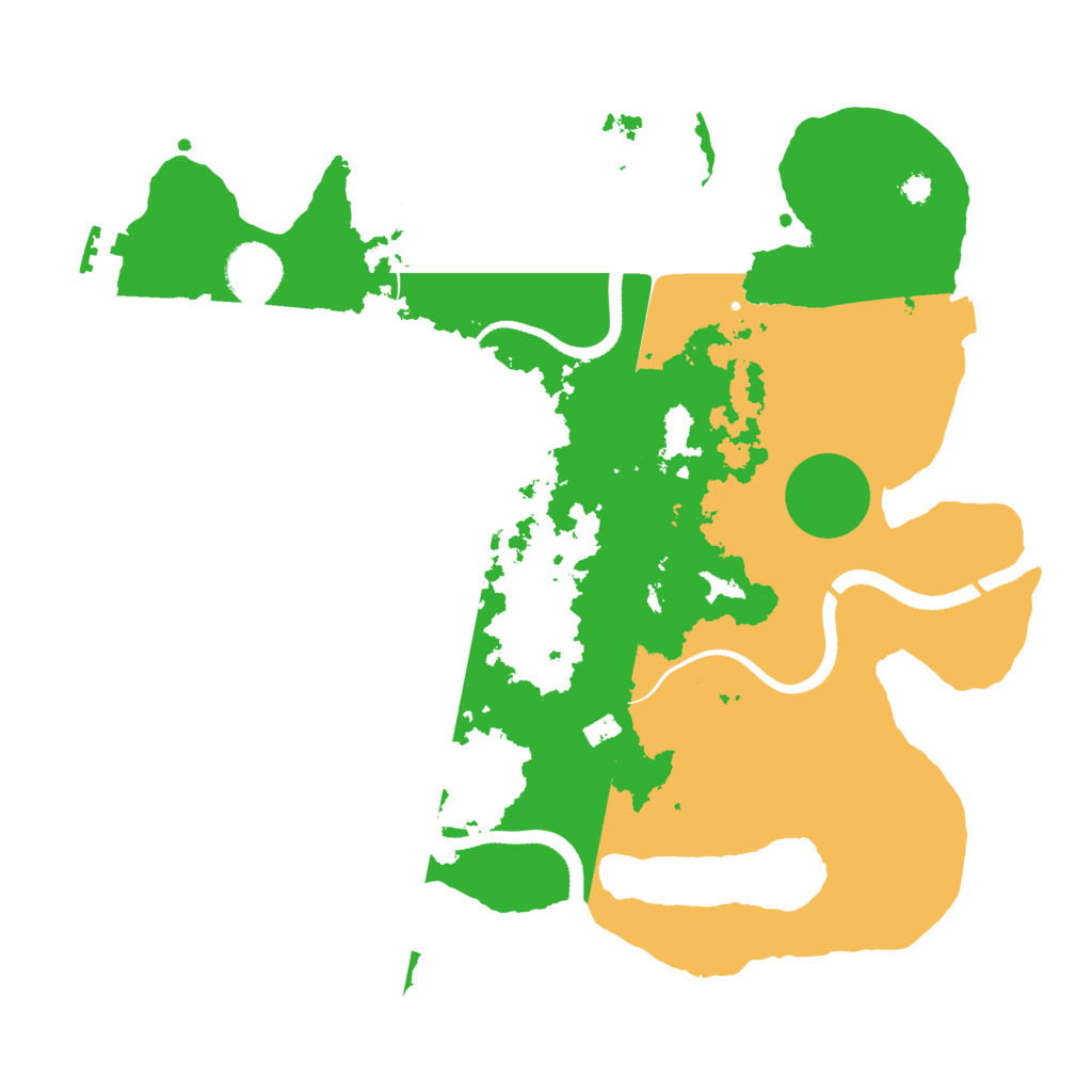 Biome Rust Map: Procedural Map, Size: 3400, Seed: 32954083