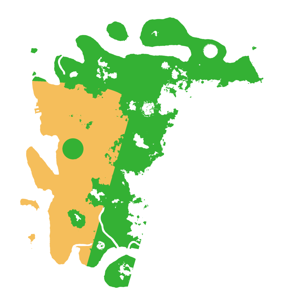 Biome Rust Map: Procedural Map, Size: 3800, Seed: 50578213