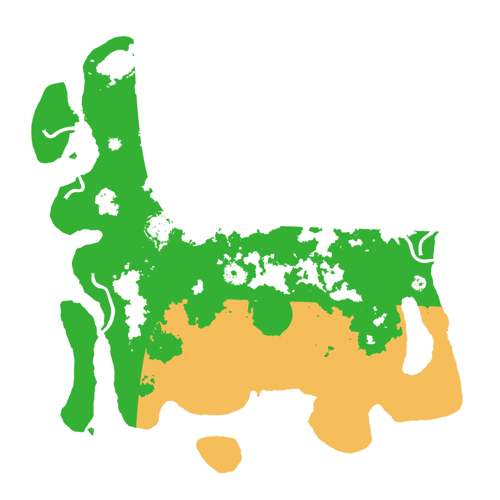 Biome Rust Map: Procedural Map, Size: 3500, Seed: 4245810