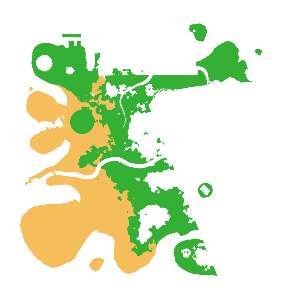 Biome Rust Map: Procedural Map, Size: 3300, Seed: 790399112