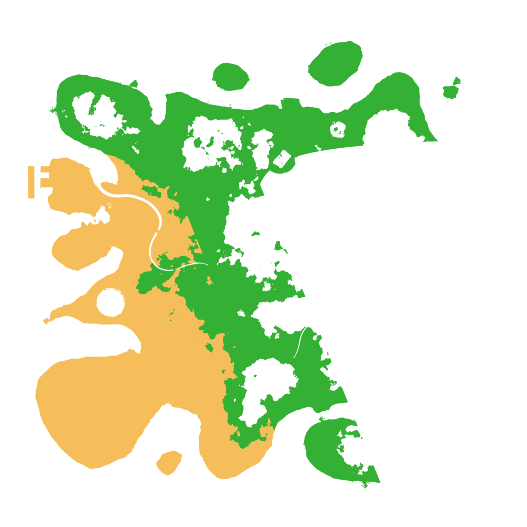 Biome Rust Map: Procedural Map, Size: 3300, Seed: 790399112