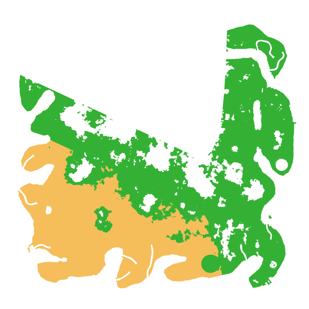 Biome Rust Map: Procedural Map, Size: 4500, Seed: 2122150187