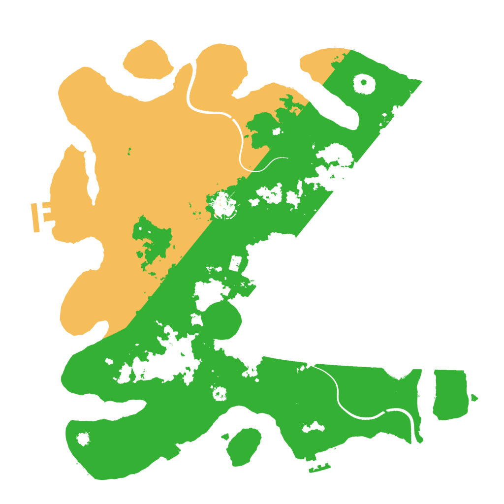 Biome Rust Map: Procedural Map, Size: 3500, Seed: 6648006