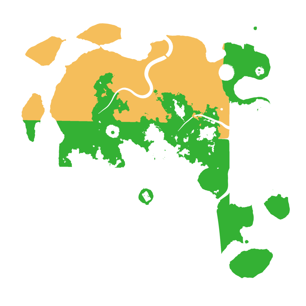 Biome Rust Map: Procedural Map, Size: 3500, Seed: 2139582694