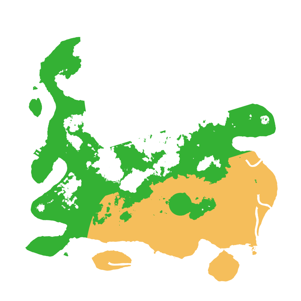 Biome Rust Map: Procedural Map, Size: 3500, Seed: 267765187