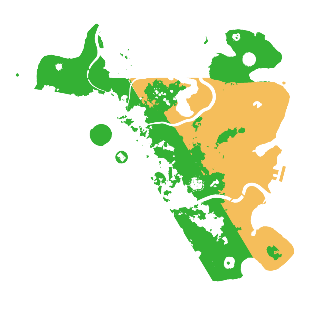 Biome Rust Map: Procedural Map, Size: 4000, Seed: 856347373