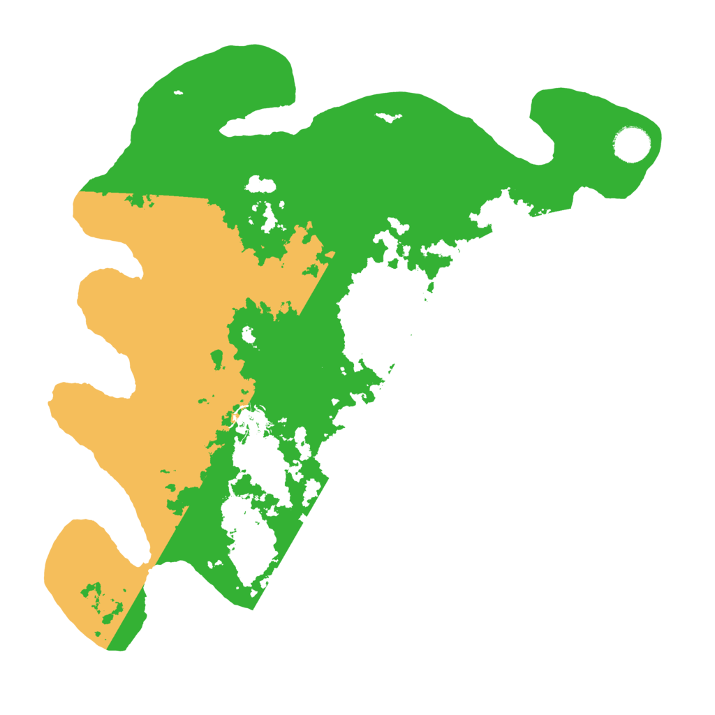 Biome Rust Map: Barren, Size: 3500, Seed: 1361085821
