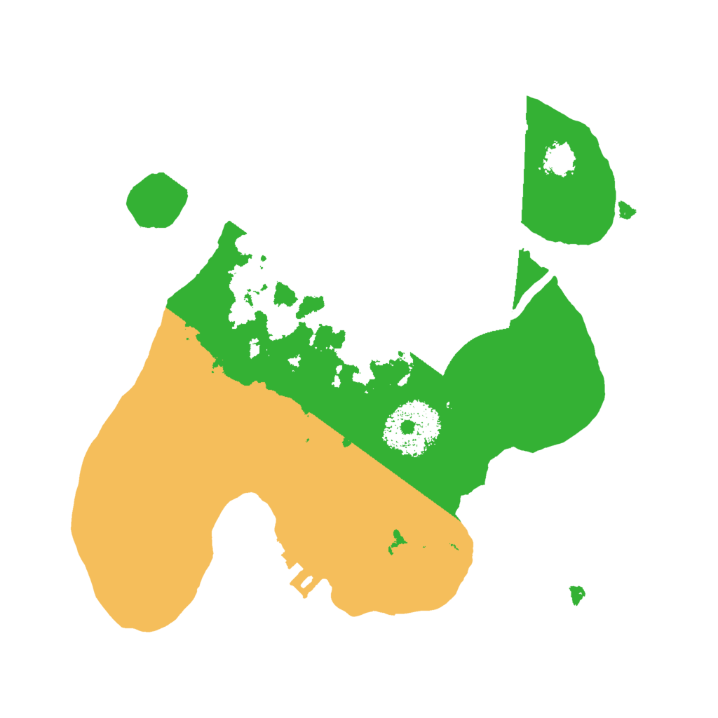 Biome Rust Map: Procedural Map, Size: 2000, Seed: 1292535857