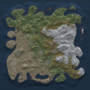 Thumbnail Rust Map: Procedural Map, Size: 4250, Seed: 1699105168, 17 Monuments