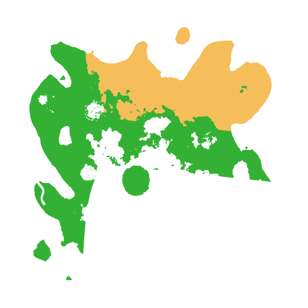 Biome Rust Map: Procedural Map, Size: 3000, Seed: 27683