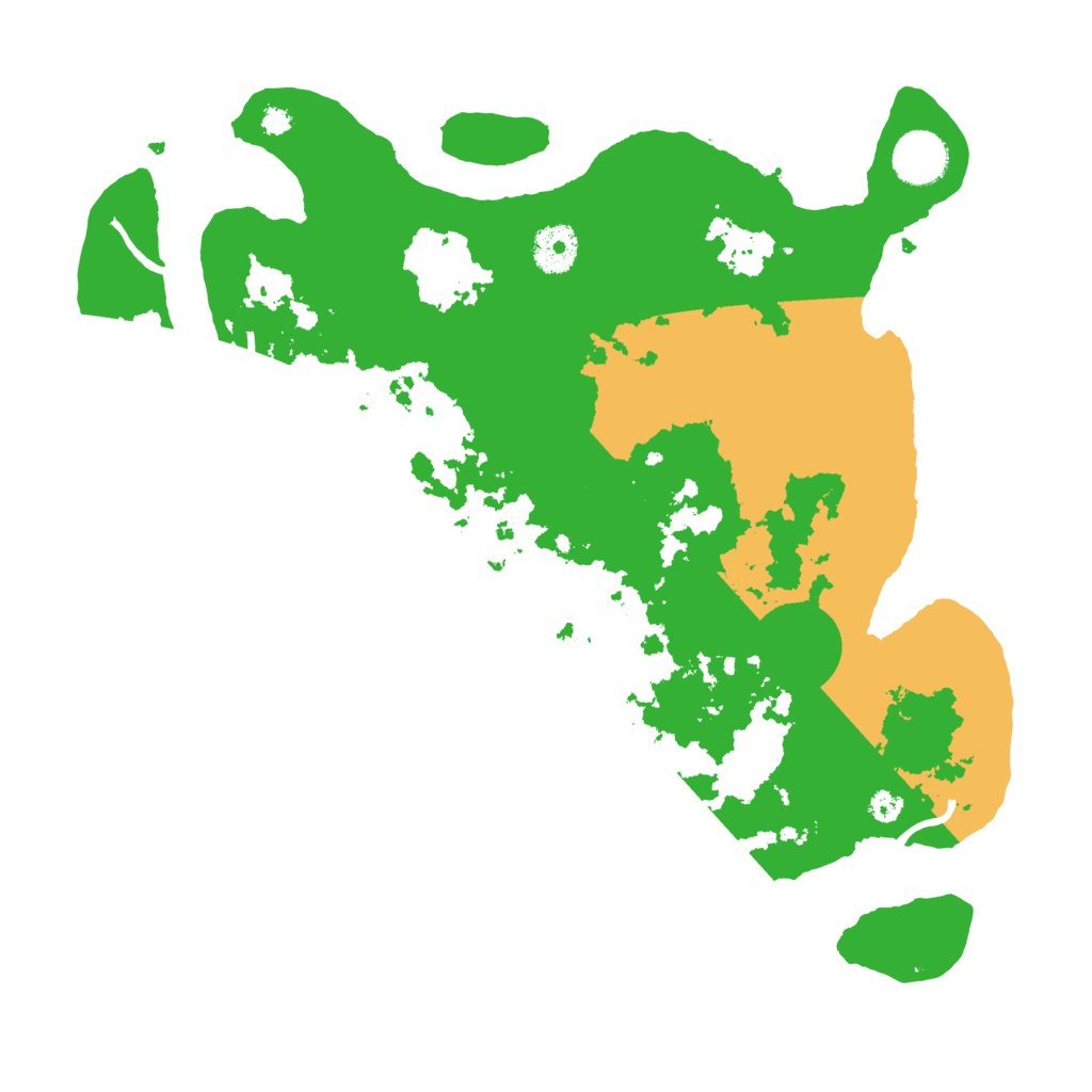 Biome Rust Map: Procedural Map, Size: 3500, Seed: 403864112