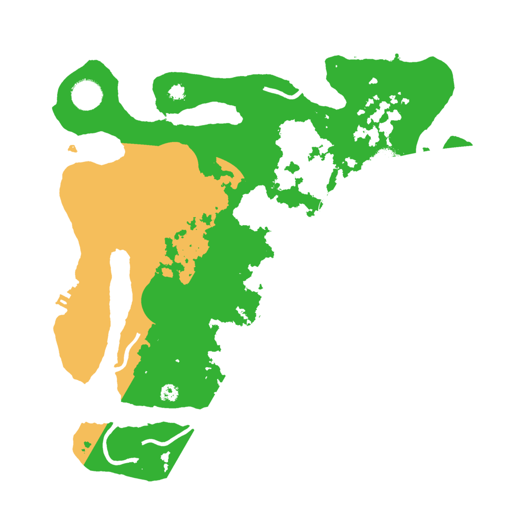 Biome Rust Map: Procedural Map, Size: 3000, Seed: 1611354285