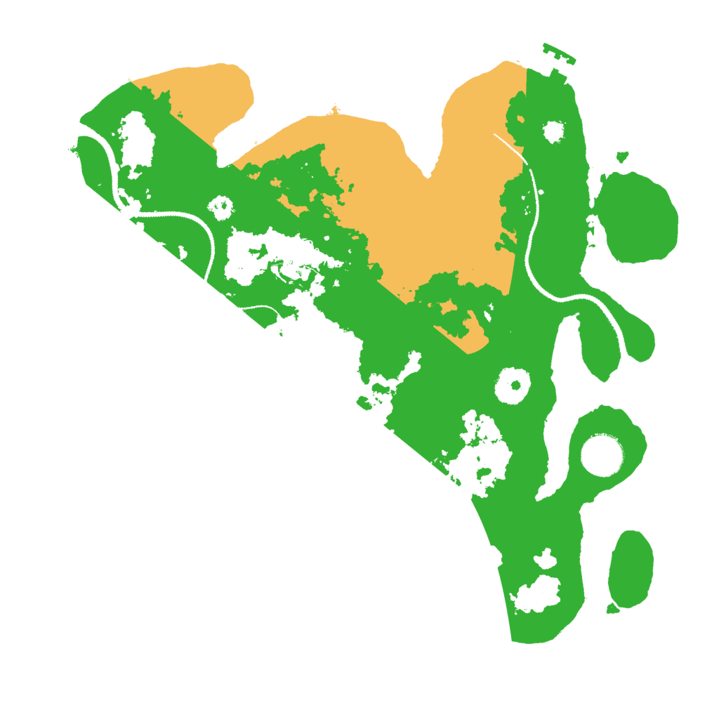 Biome Rust Map: Procedural Map, Size: 3000, Seed: 22810