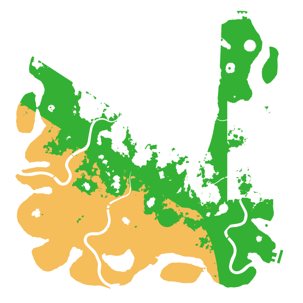 Biome Rust Map: Procedural Map, Size: 4500, Seed: 360643080