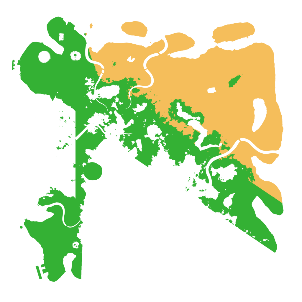 Biome Rust Map: Procedural Map, Size: 4500, Seed: 1820333103