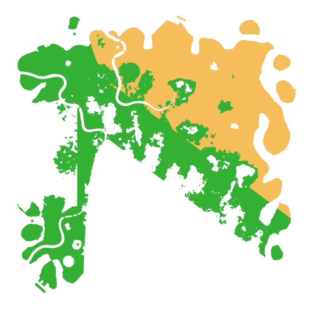 Biome Rust Map: Procedural Map, Size: 4801, Seed: 8675309