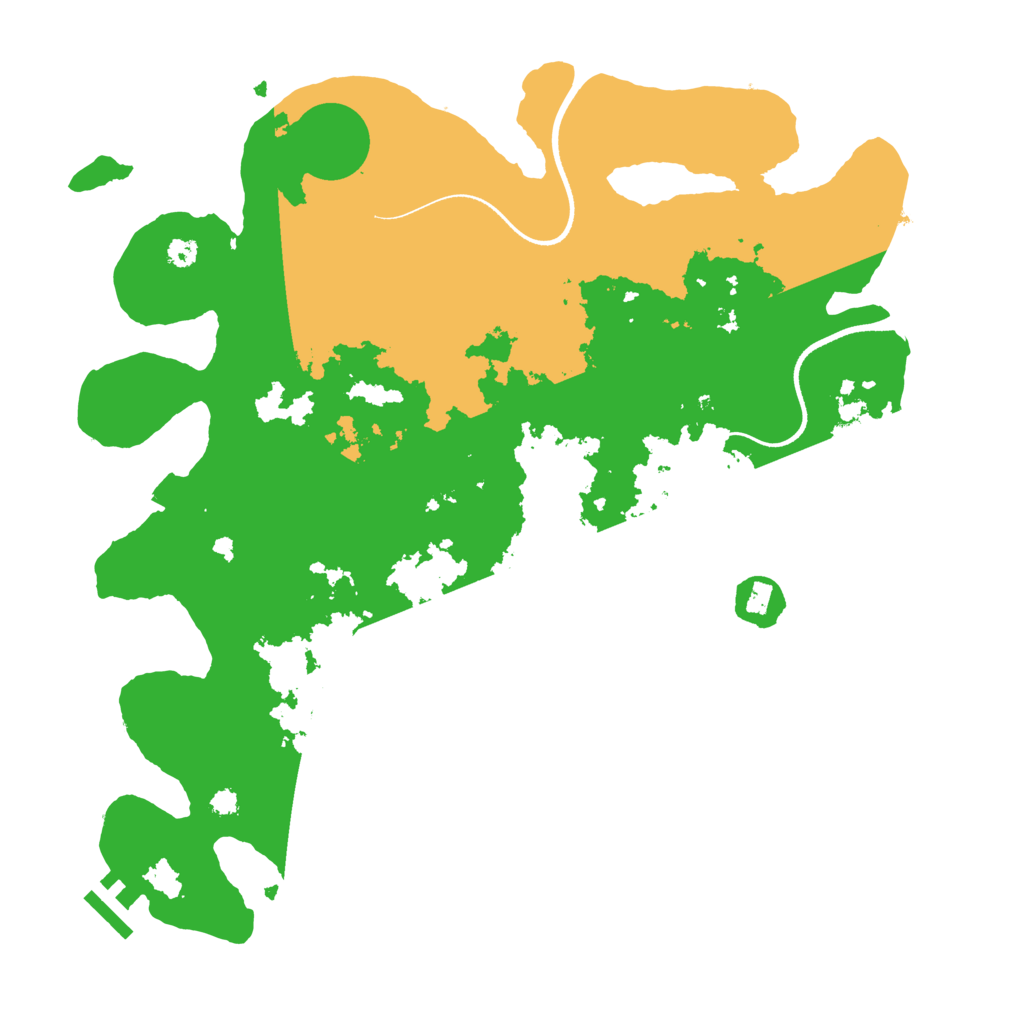 Biome Rust Map: Procedural Map, Size: 3500, Seed: 1393159591