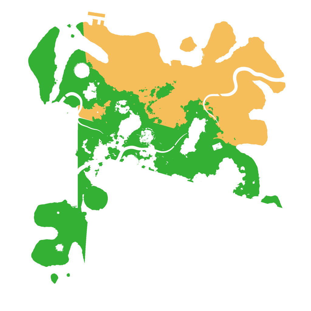 Biome Rust Map: Procedural Map, Size: 3650, Seed: 42667690